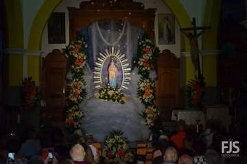 Bajada de la Virgen de las Nieves y encuentro folclórico Anzar en Lomo Magullo (Foto Francisco Javier Santana)